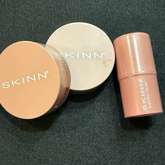 SKINN Lip Tint Duo- “Nudist & “Happy Hour” and Velvet Lip “Soft Rose” NEW/SEALED - Picture 4 of 11